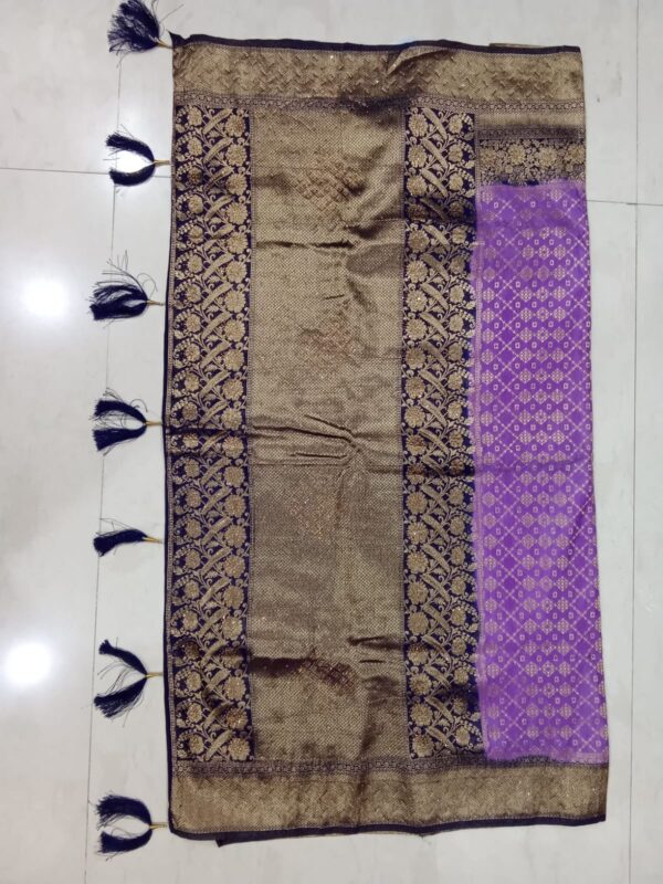Bandhani silk sarees - Image 2
