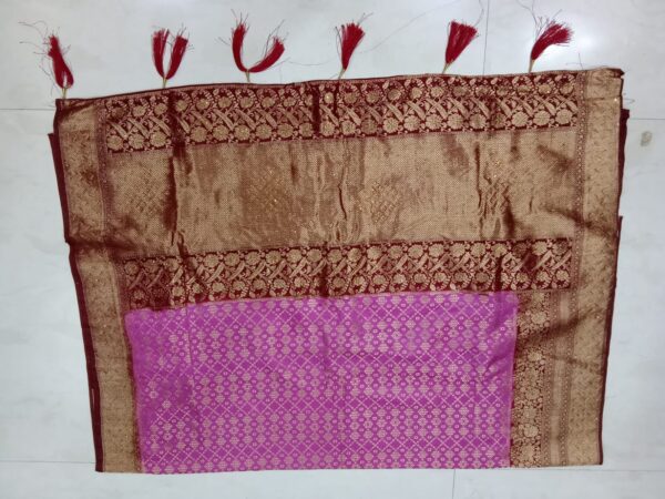 Bandhani silk saree - Image 2