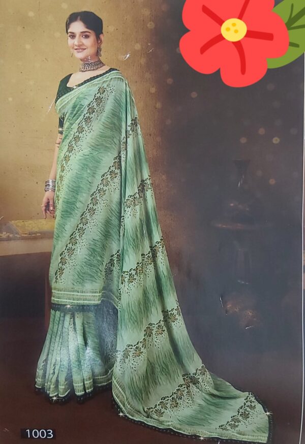 Gorgette saree